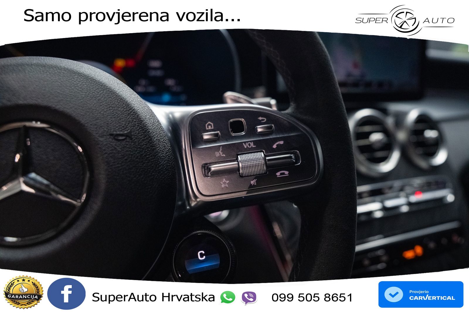 Mercedes AMG GLC 63 S V8 (510 KS) 4MATIC+ MCT LED+GR SJED+ACC