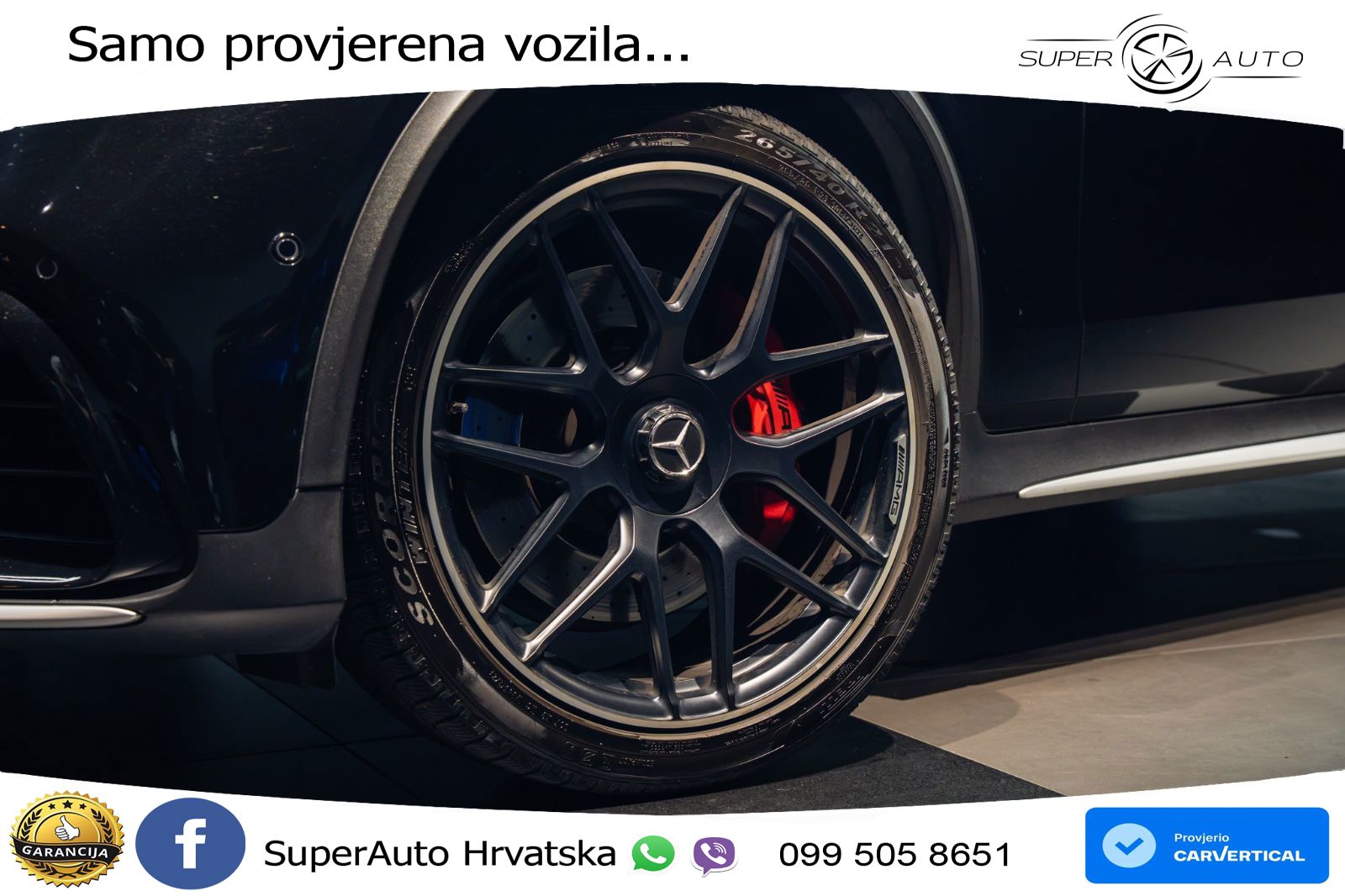 Mercedes AMG GLC 63 S V8 (510 KS) 4MATIC+ MCT LED+GR SJED+ACC