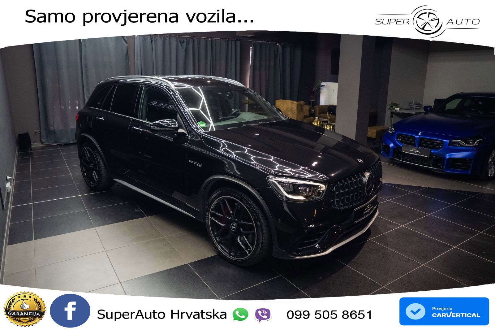 Mercedes AMG GLC 63 S V8 (510 KS) 4MATIC+ MCT LED+GR SJED+ACC