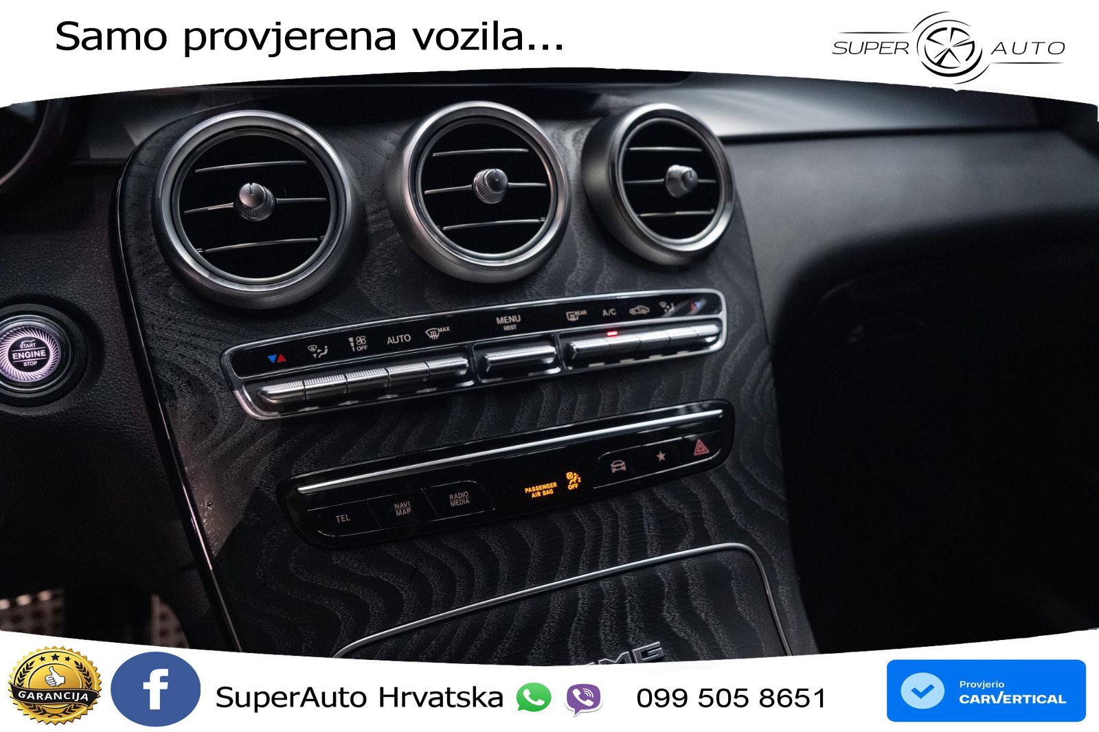 Mercedes AMG GLC 63 S V8 (510 KS) 4MATIC+ MCT LED+GR SJED+ACC