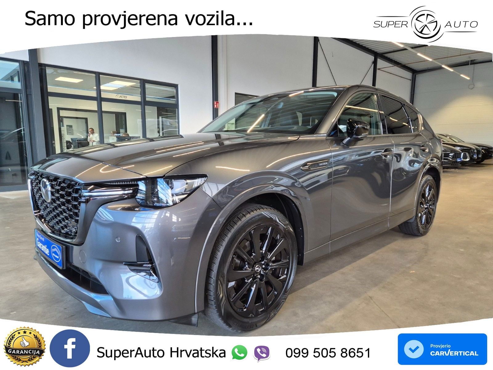 Mazda CX-60 3.3 e-Skyactiv D (254 KS) AWD Automatic LED+GR SJED+ACC