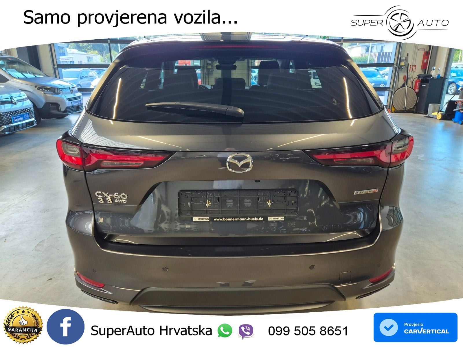 Mazda CX-60 3.3 e-Skyactiv D (254 KS) AWD Automatic LED+GR SJED+ACC