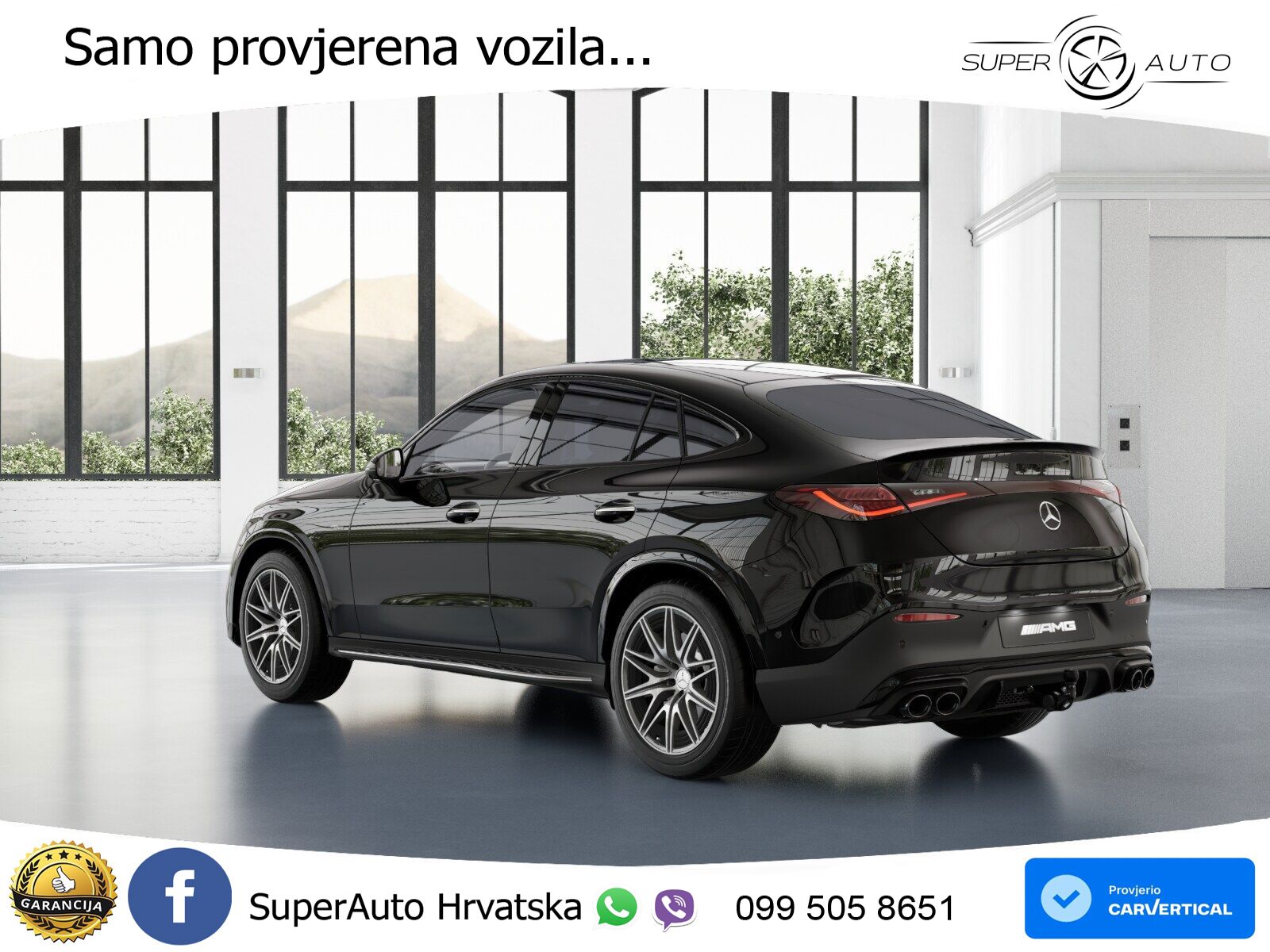 Mercedes GLC Coupe AMG GLC 43 (421 KS) 4MATIC AMG SPEEDSHIFT MCT 9G ACC+GR SJED+360+PANO
