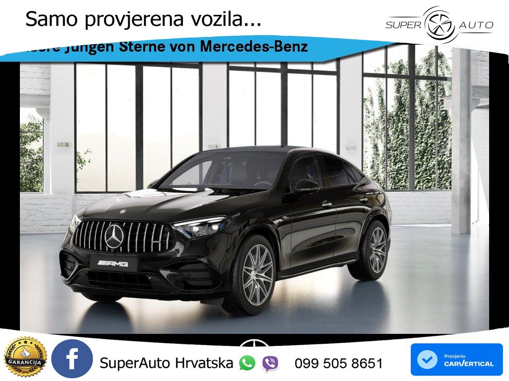 Mercedes GLC Coupe AMG GLC 43 (421 KS) 4MATIC AMG SPEEDSHIFT MCT 9G ACC+GR SJED+360+PANO