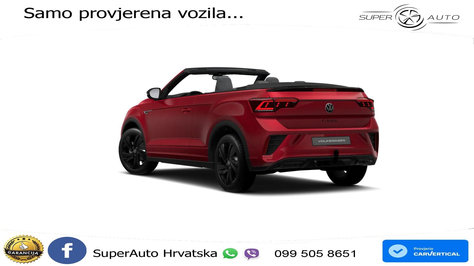 Volkswagen T-Roc 1.5 TSI (150 KS) R-Line LED+GR SJED+ACC