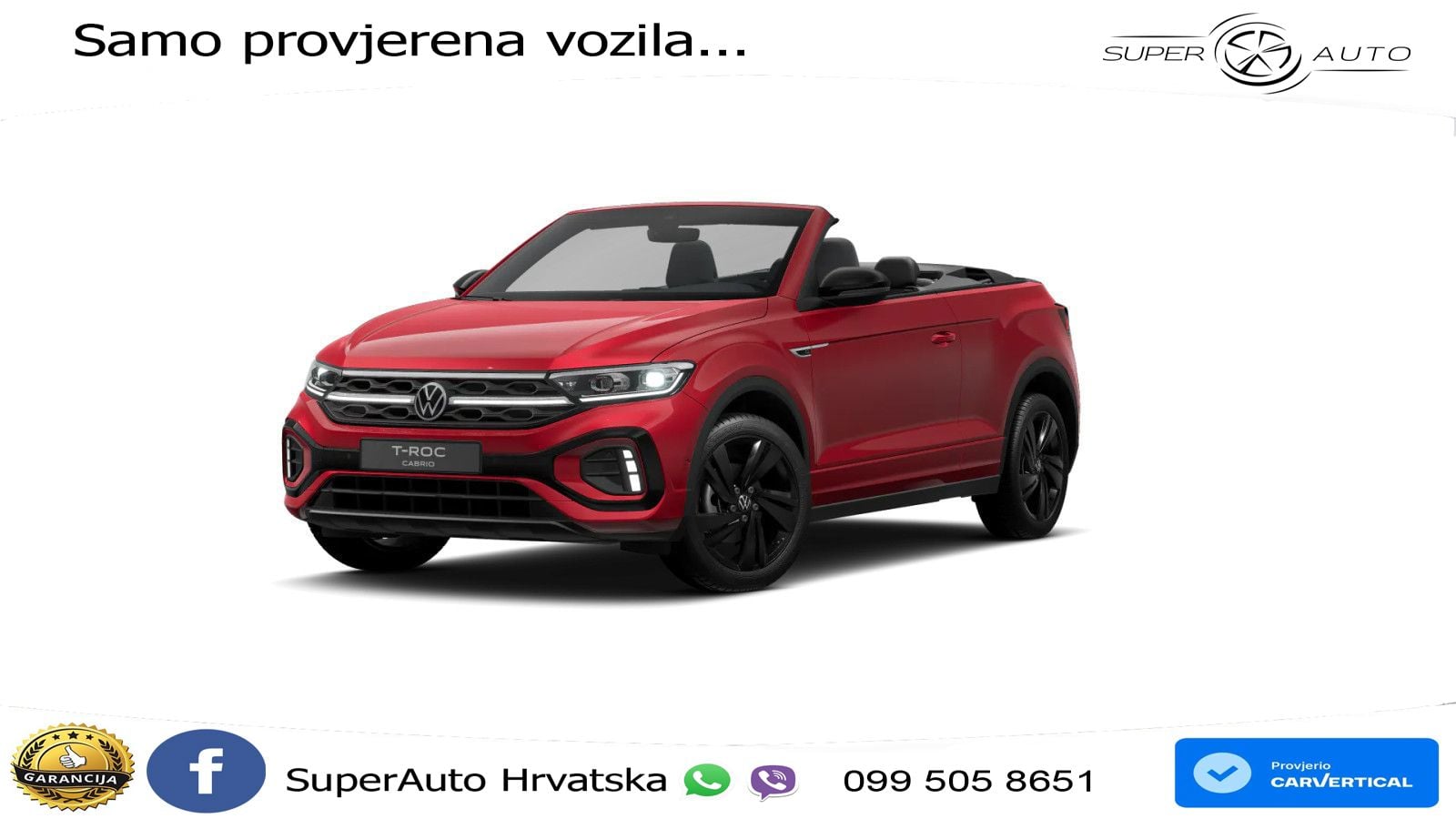Volkswagen T-Roc 1.5 TSI (150 KS) R-Line LED+GR SJED+ACC
