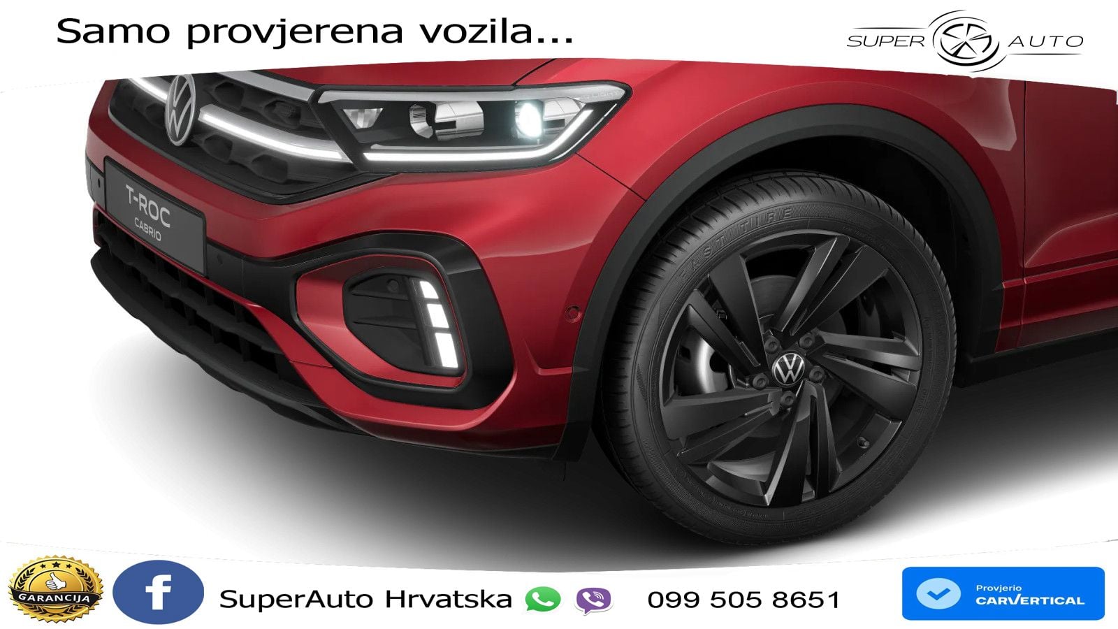 Volkswagen T-Roc 1.5 TSI (150 KS) R-Line LED+GR SJED+ACC