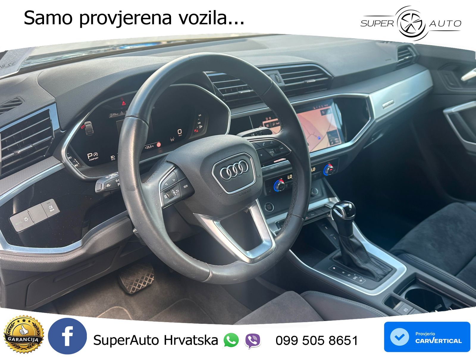 Audi Q3 Sportback 40 TDI (200 KS) quattro S tronic S line LED+GR SJED+ACC
