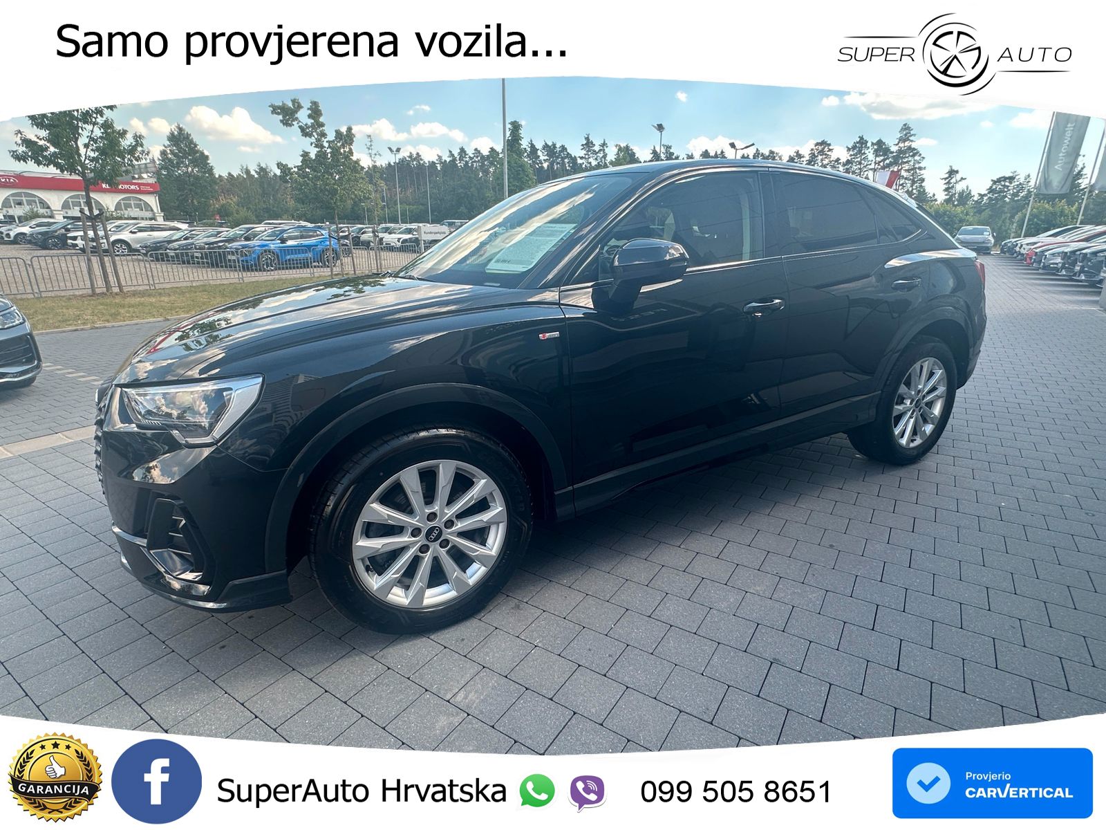Audi Q3 Sportback 40 TDI (200 KS) quattro S tronic S line LED+GR SJED+ACC