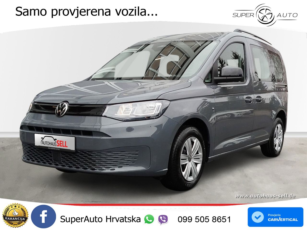 Volkswagen Caddy Life 1.0 TSI M6S App Shg ASG!! 116 KS
