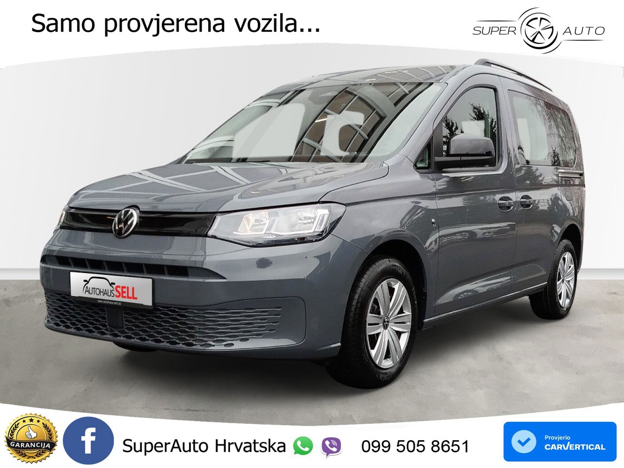Volkswagen Caddy Life 1.0 TSI M6S App Shg ASG!! 116 KS