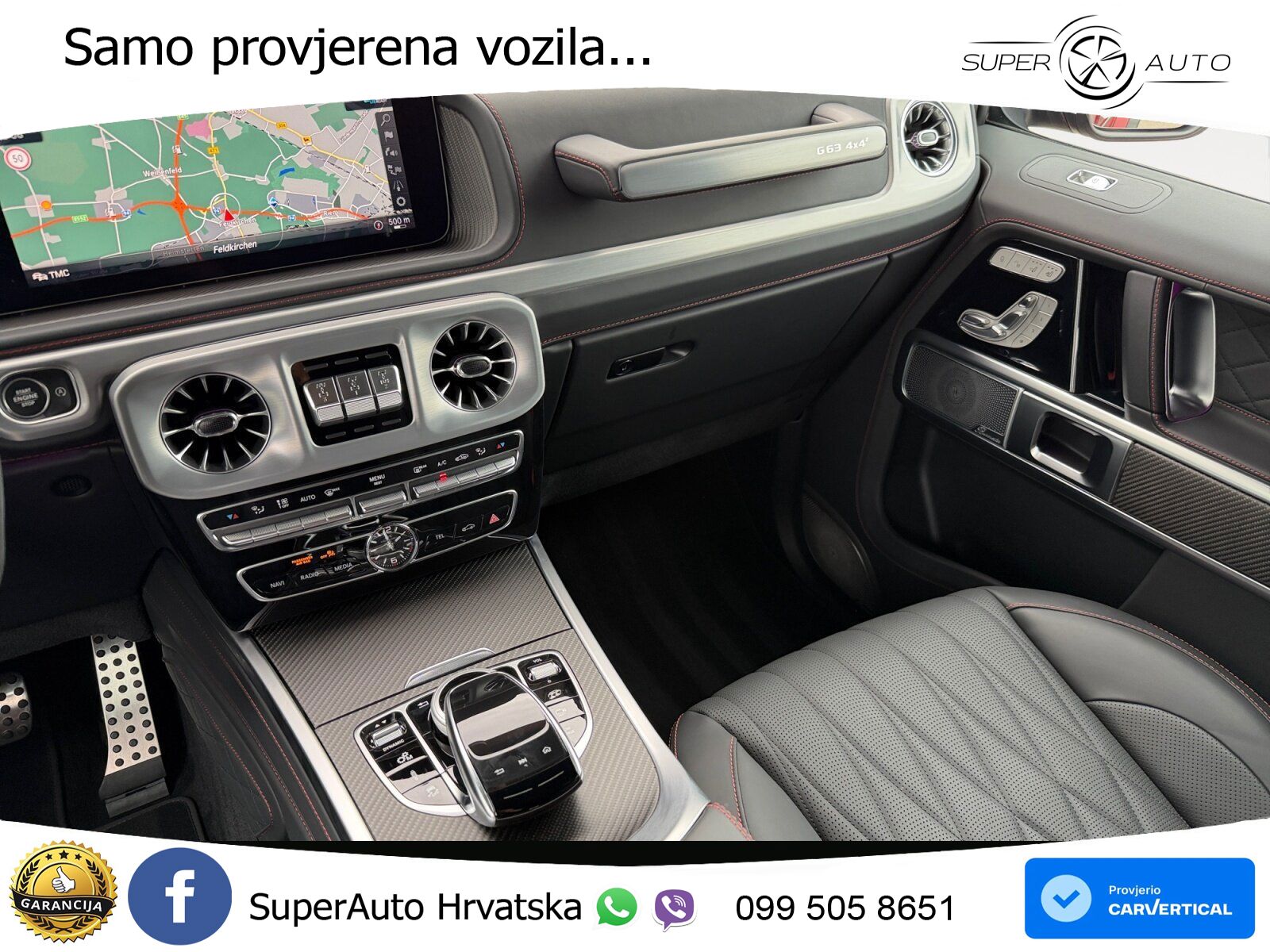 Mercedes AMG G 63 Long V8 (585 KS) 4MATIC 9G-TRONIC AMG SPEEDSHIFT PLUS Superior LED+GR SJED+ACC