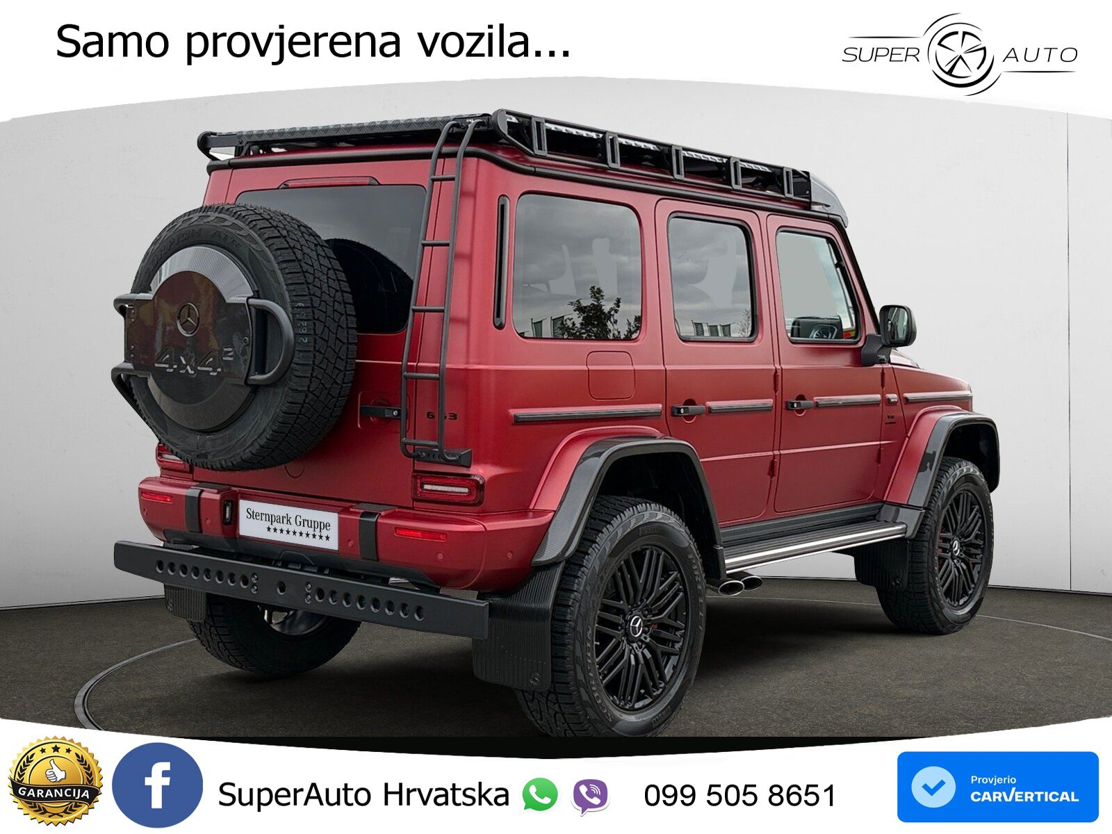 Mercedes AMG G 63 Long V8 (585 KS) 4MATIC 9G-TRONIC AMG SPEEDSHIFT PLUS Superior LED+GR SJED+ACC