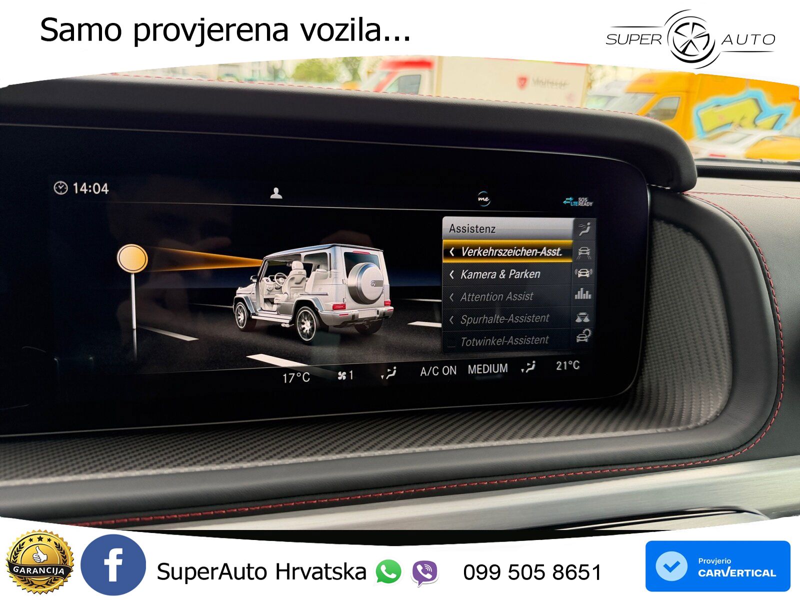 Mercedes AMG G 63 Long V8 (585 KS) 4MATIC 9G-TRONIC AMG SPEEDSHIFT PLUS Superior LED+GR SJED+ACC