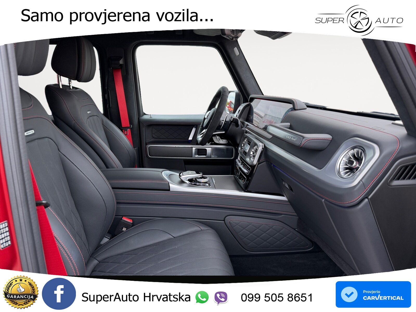 Mercedes AMG G 63 Long V8 (585 KS) 4MATIC 9G-TRONIC AMG SPEEDSHIFT PLUS Superior LED+GR SJED+ACC
