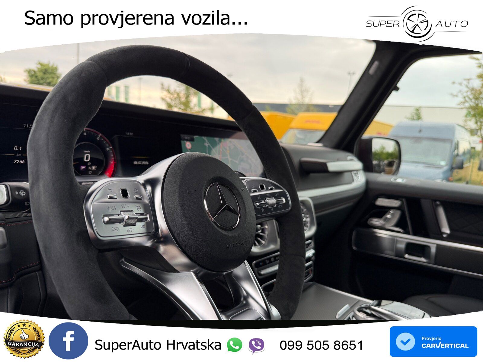Mercedes AMG G 63 Long V8 (585 KS) 4MATIC 9G-TRONIC AMG SPEEDSHIFT PLUS Superior LED+GR SJED+ACC