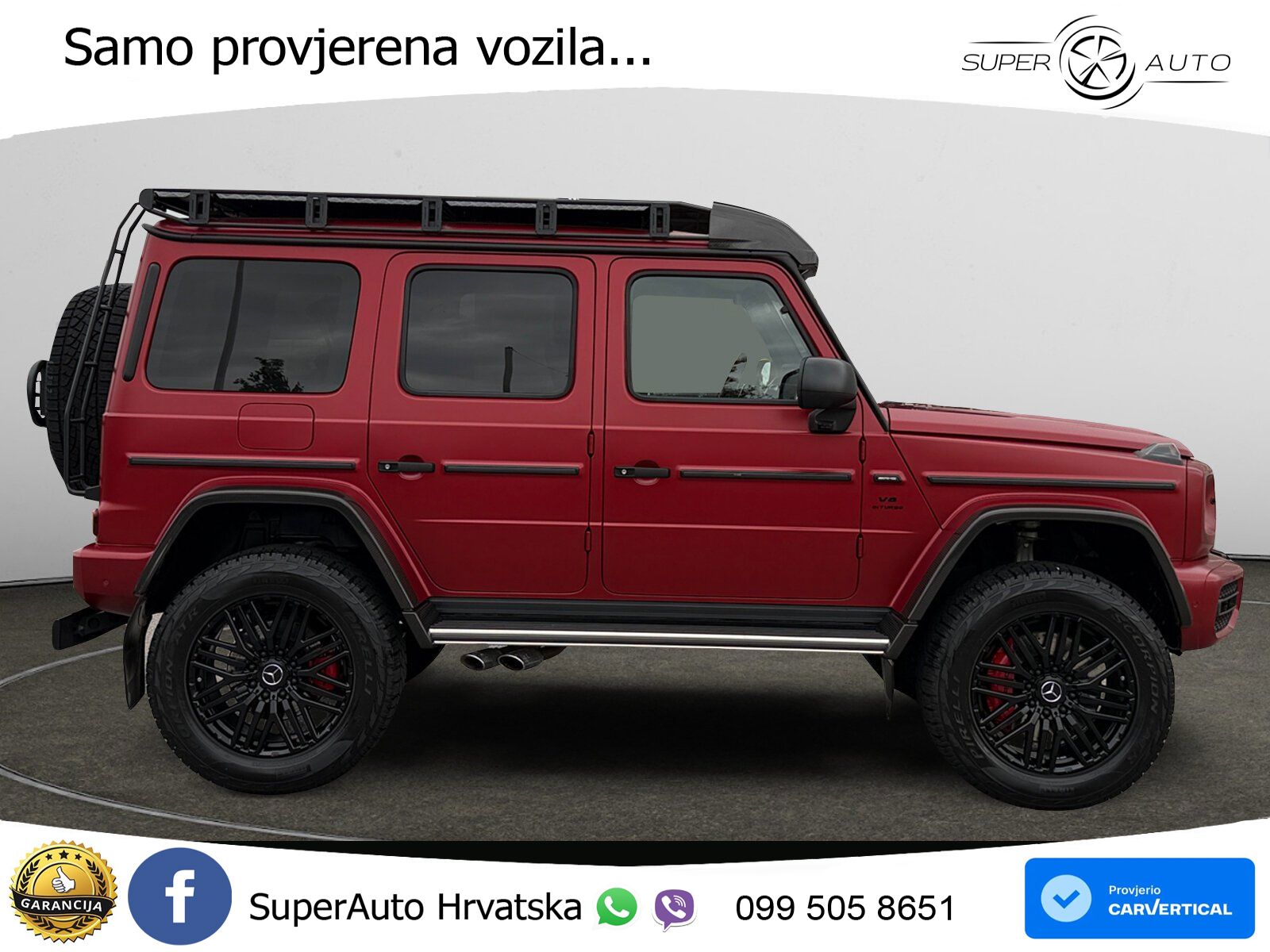 Mercedes AMG G 63 Long V8 (585 KS) 4MATIC 9G-TRONIC AMG SPEEDSHIFT PLUS Superior LED+GR SJED+ACC
