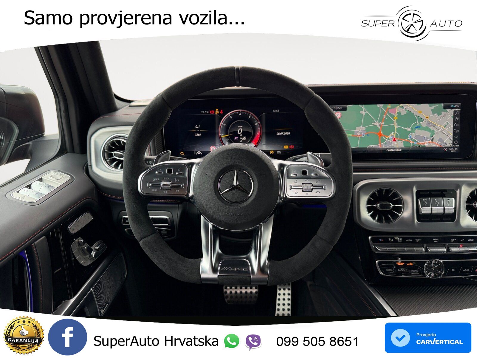 Mercedes AMG G 63 Long V8 (585 KS) 4MATIC 9G-TRONIC AMG SPEEDSHIFT PLUS Superior LED+GR SJED+ACC
