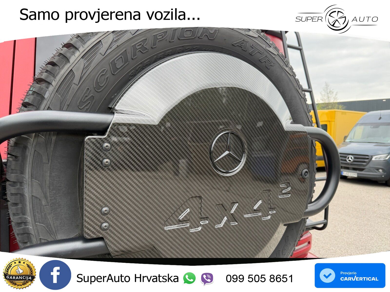 Mercedes AMG G 63 Long V8 (585 KS) 4MATIC 9G-TRONIC AMG SPEEDSHIFT PLUS Superior LED+GR SJED+ACC