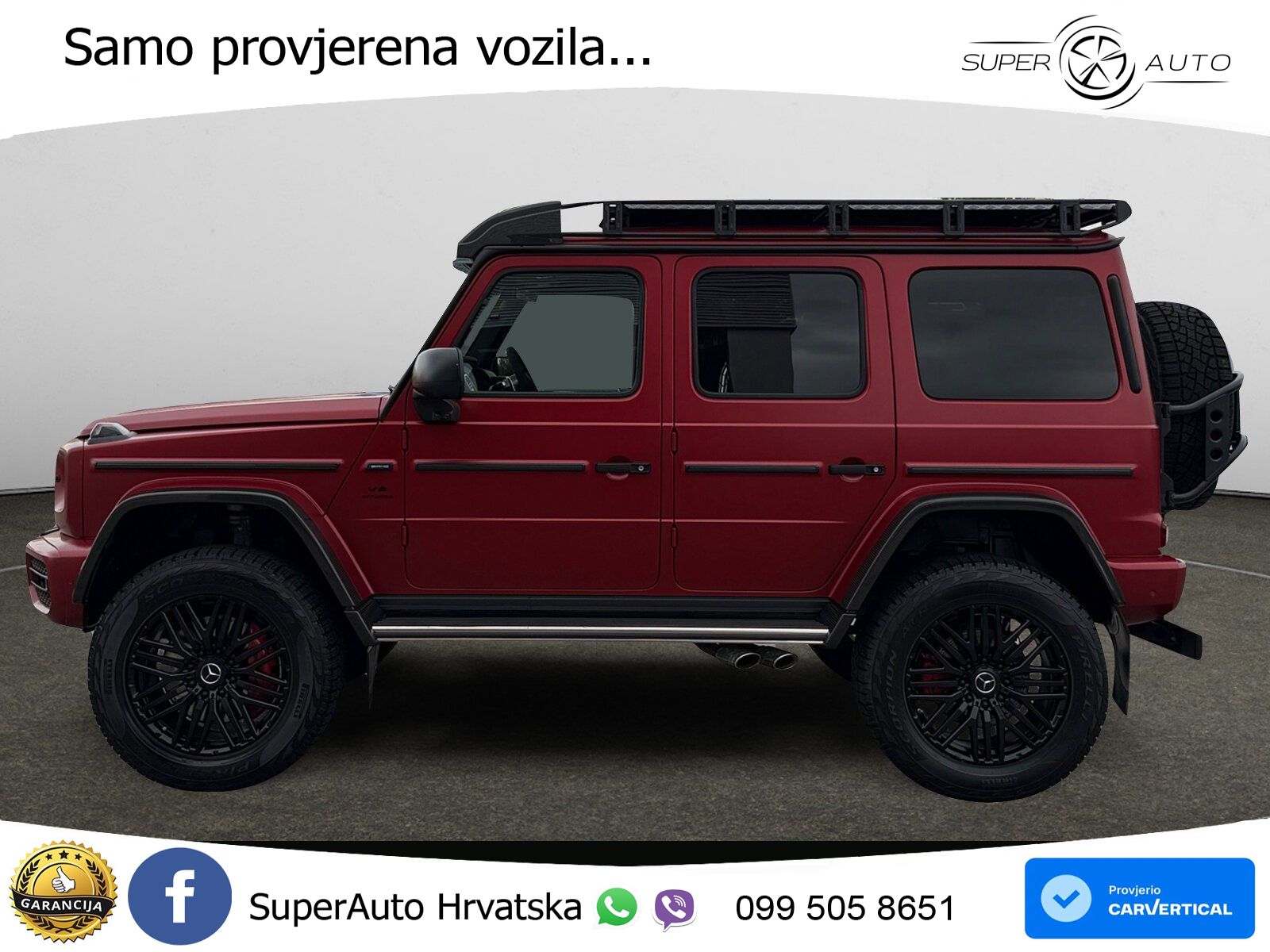 Mercedes AMG G 63 Long V8 (585 KS) 4MATIC 9G-TRONIC AMG SPEEDSHIFT PLUS Superior LED+GR SJED+ACC