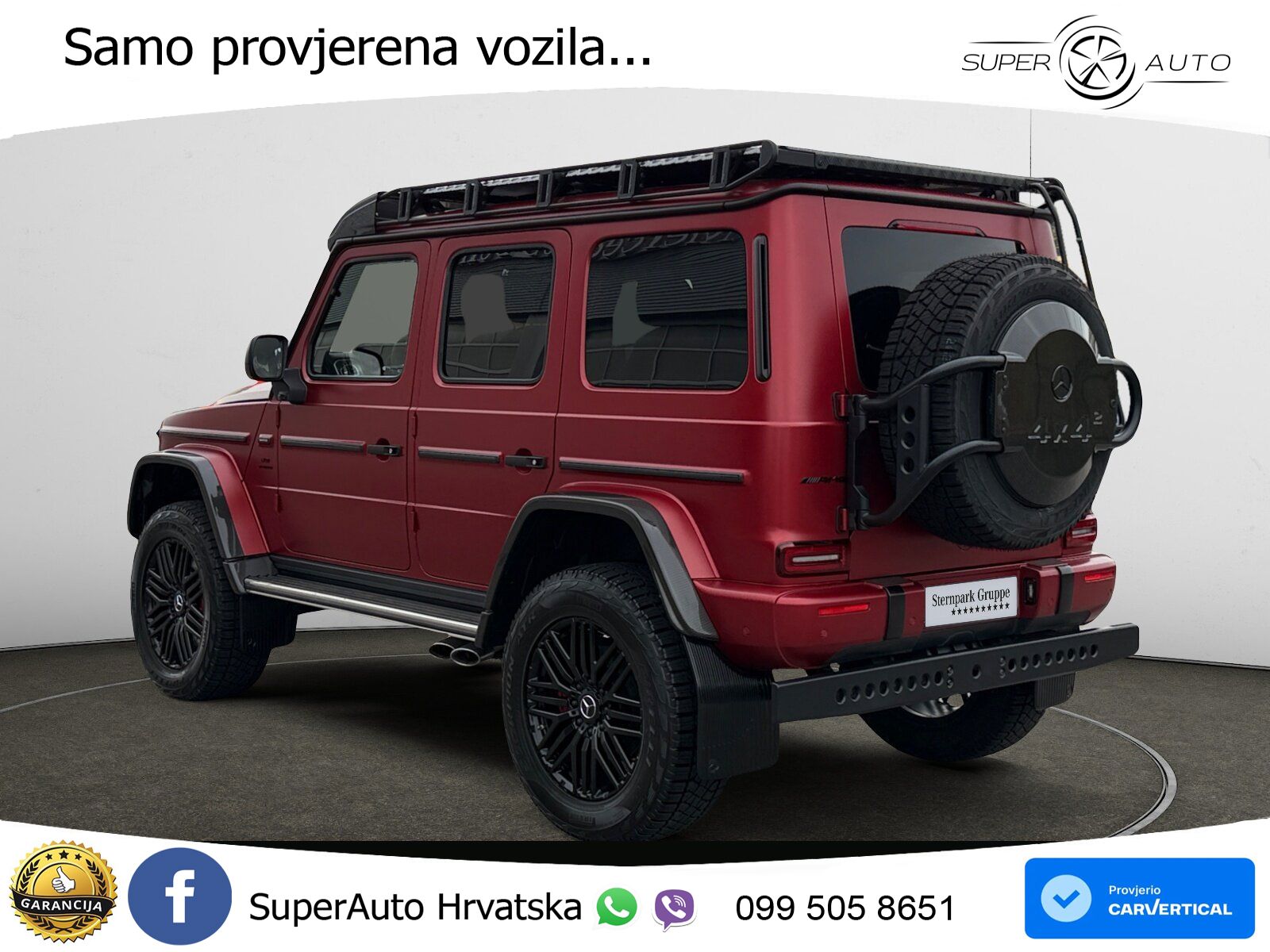 Mercedes AMG G 63 Long V8 (585 KS) 4MATIC 9G-TRONIC AMG SPEEDSHIFT PLUS Superior LED+GR SJED+ACC