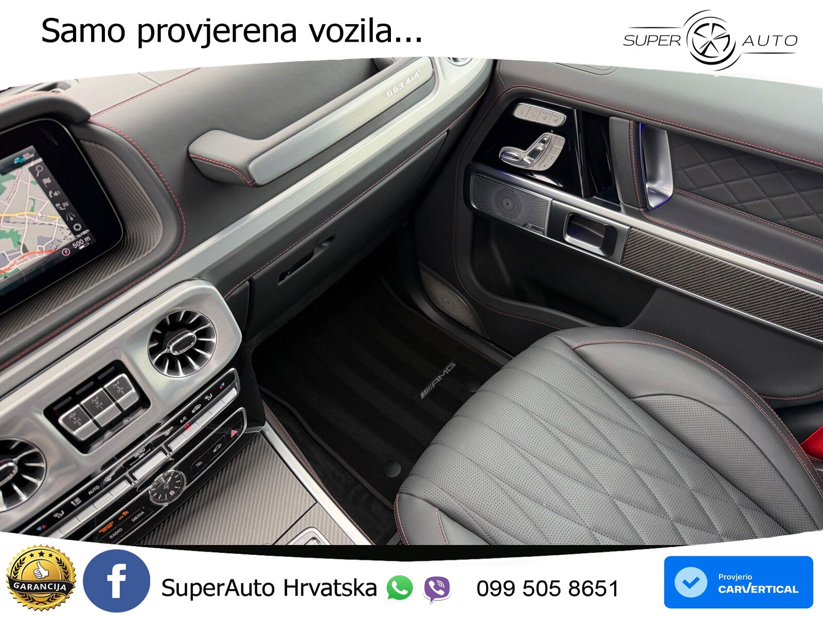 Mercedes AMG G 63 Long V8 (585 KS) 4MATIC 9G-TRONIC AMG SPEEDSHIFT PLUS Superior LED+GR SJED+ACC