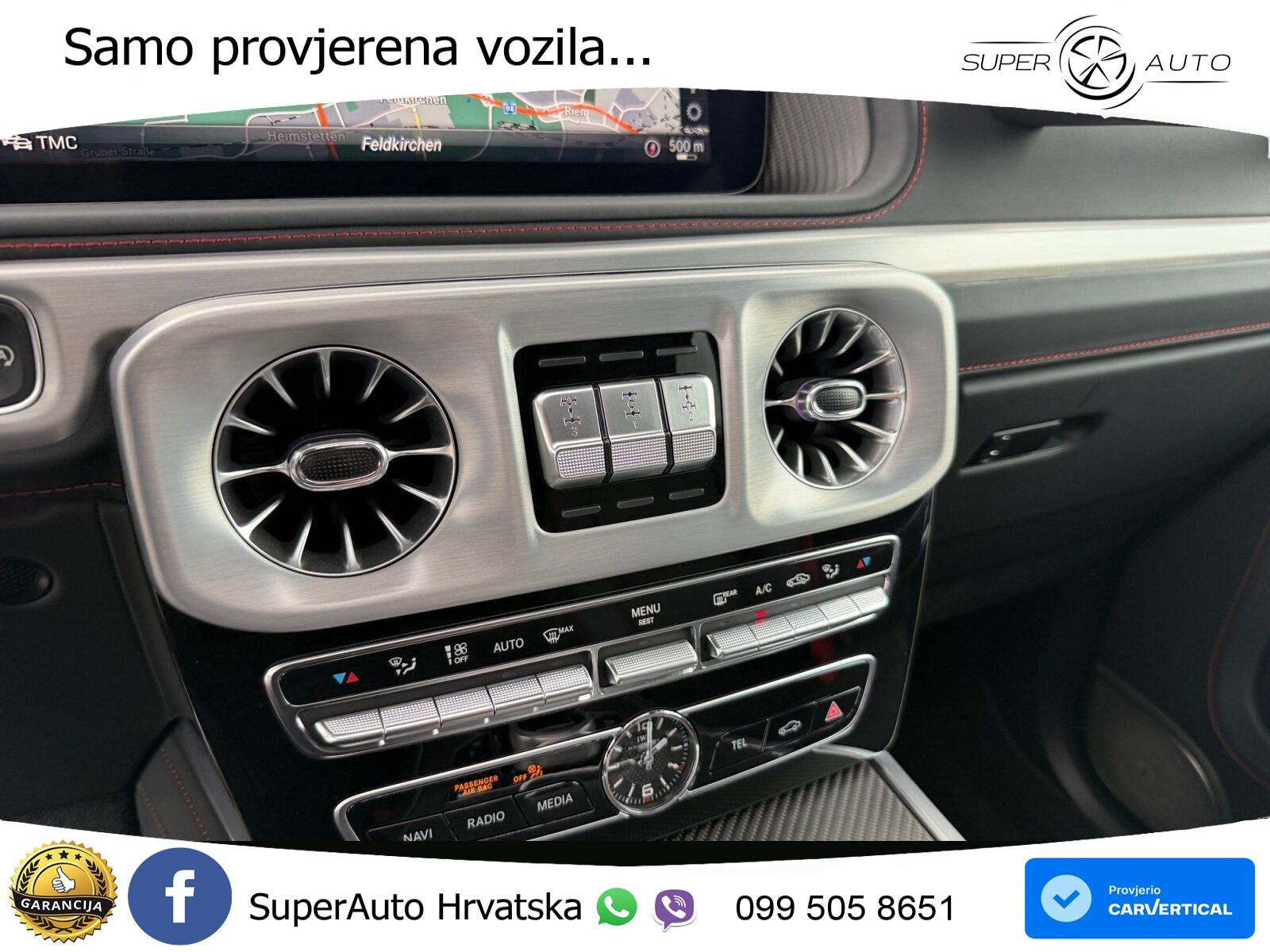 Mercedes AMG G 63 Long V8 (585 KS) 4MATIC 9G-TRONIC AMG SPEEDSHIFT PLUS Superior LED+GR SJED+ACC
