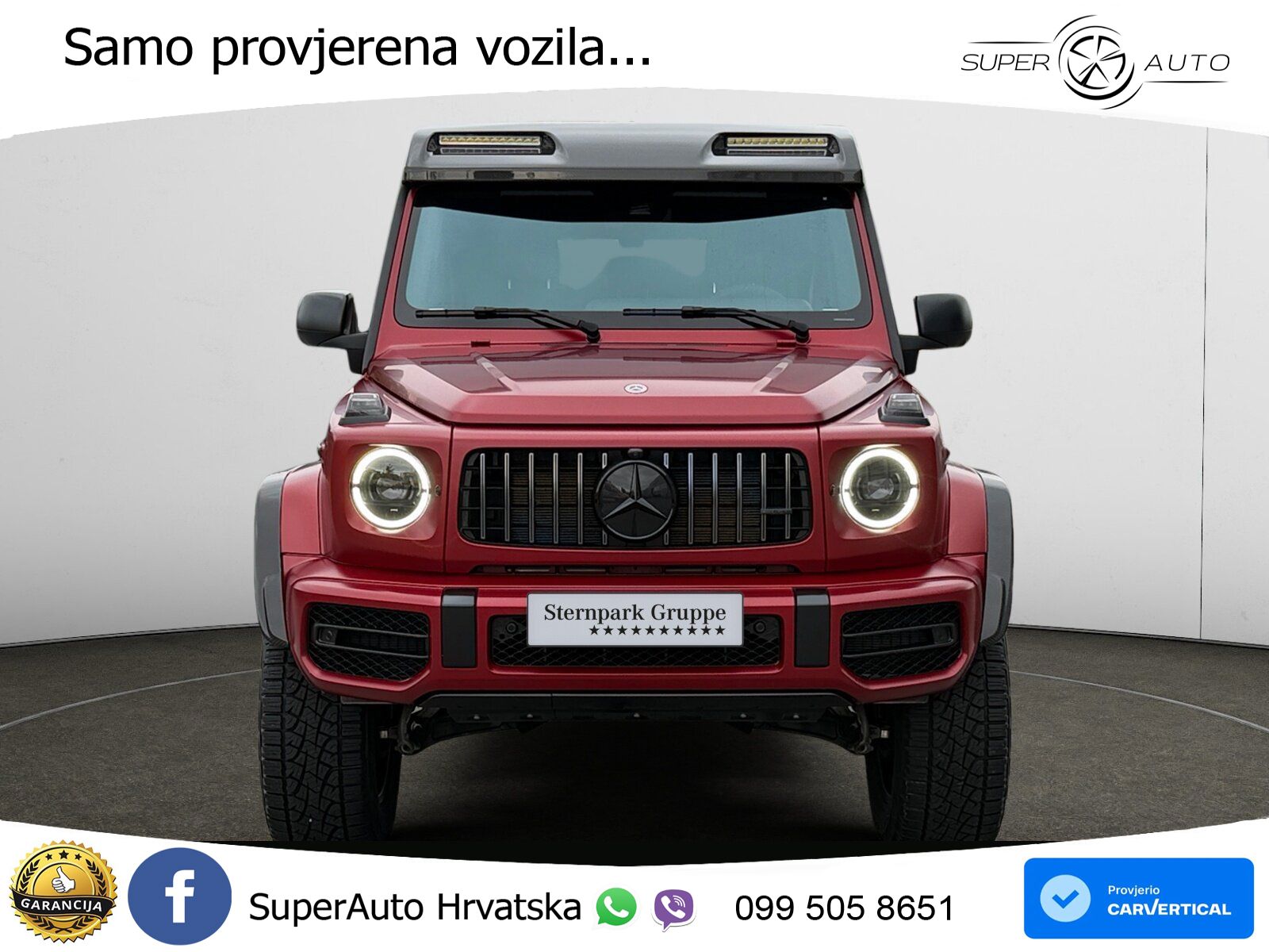 Mercedes AMG G 63 Long V8 (585 KS) 4MATIC 9G-TRONIC AMG SPEEDSHIFT PLUS Superior LED+GR SJED+ACC