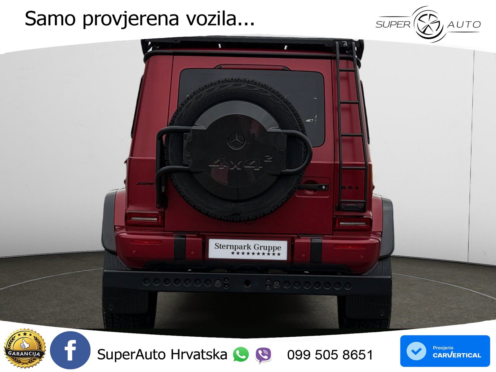 Mercedes AMG G 63 Long V8 (585 KS) 4MATIC 9G-TRONIC AMG SPEEDSHIFT PLUS Superior LED+GR SJED+ACC