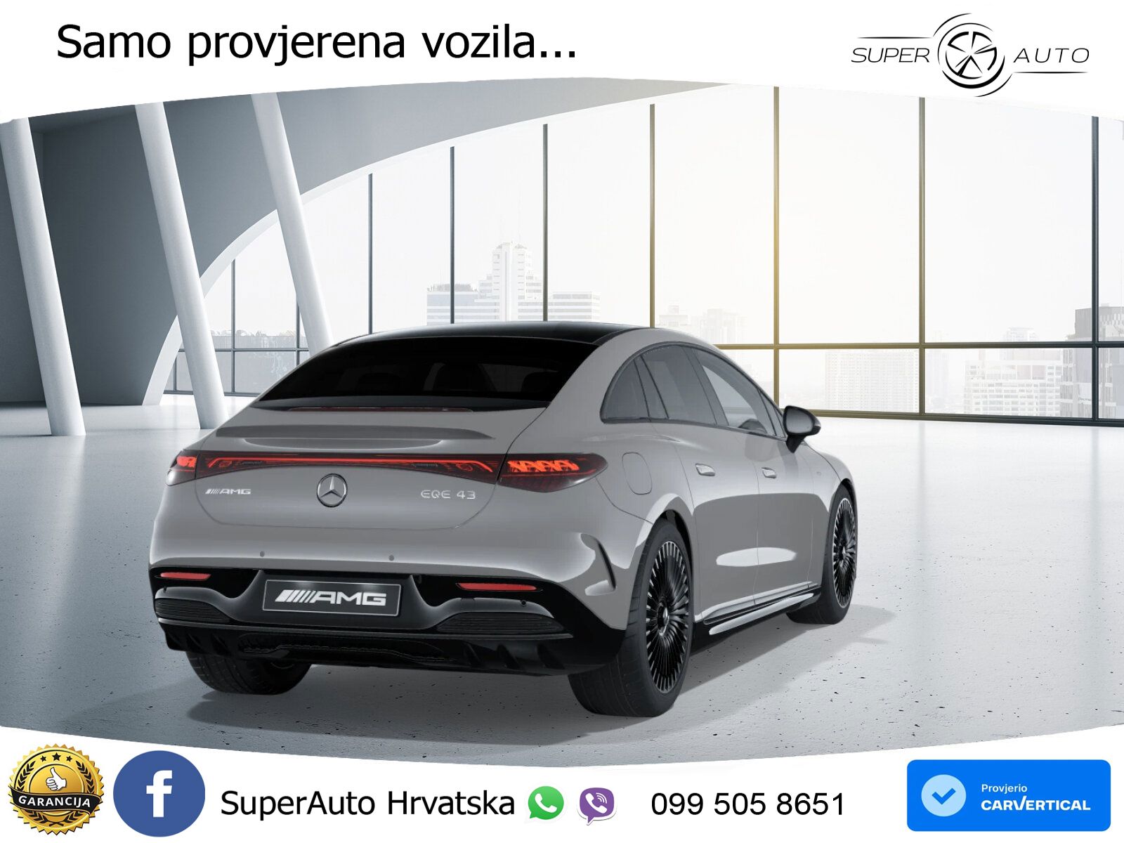 Mercedes EQE AMG 43 100 kWh (476 KS) 4MATIC ACC+HEAD+4xGR SJED+360+PANO