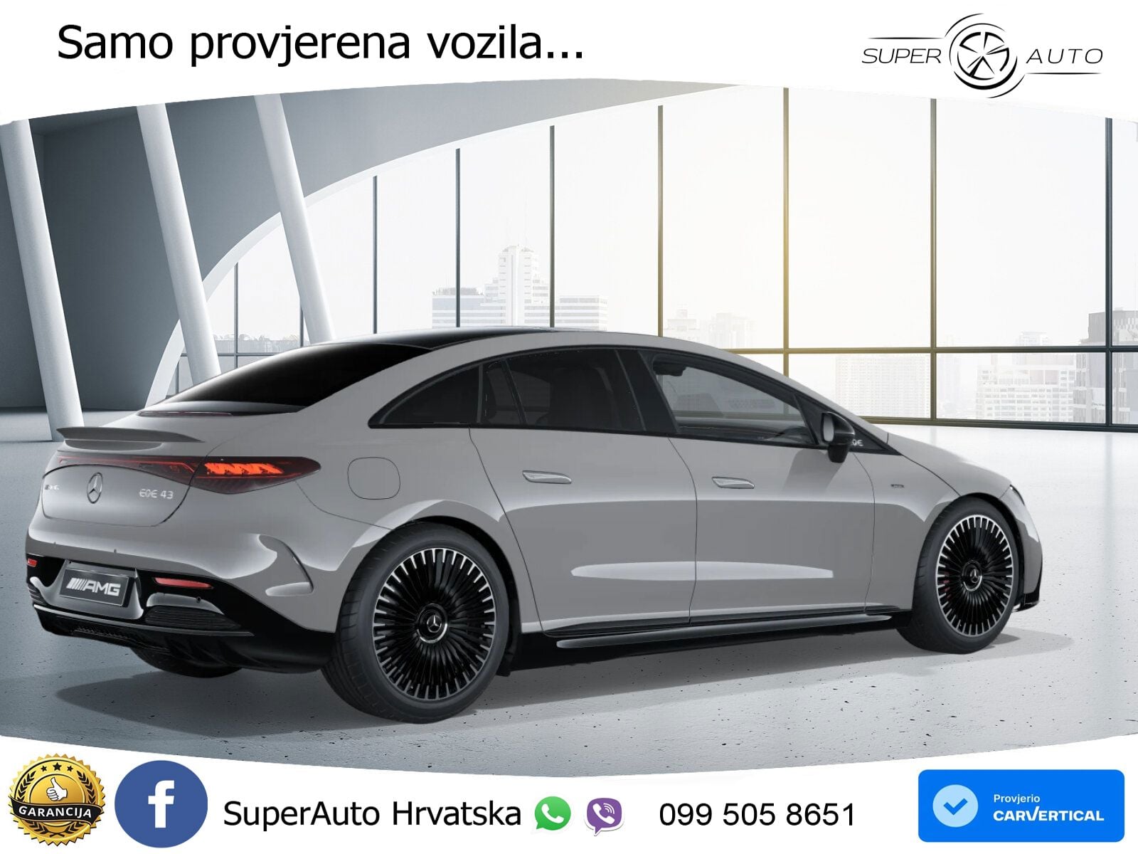 Mercedes EQE AMG 43 100 kWh (476 KS) 4MATIC ACC+HEAD+4xGR SJED+360+PANO