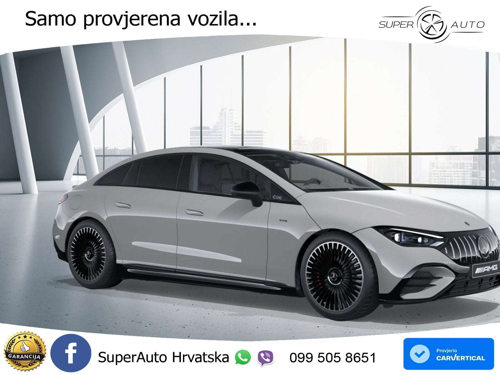 Mercedes EQE AMG 43 100 kWh (476 KS) 4MATIC ACC+HEAD+4xGR SJED+360+PANO