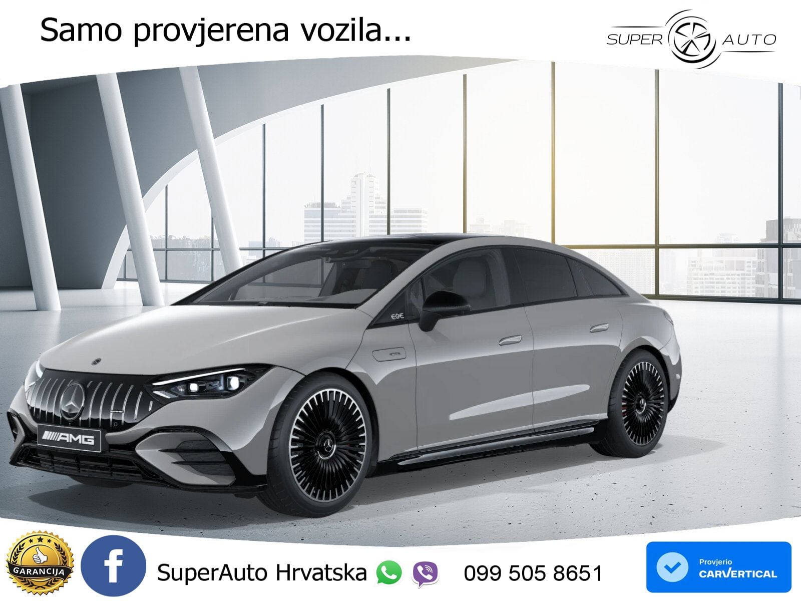 Mercedes EQE AMG 43 100 kWh (476 KS) 4MATIC ACC+HEAD+4xGR SJED+360+PANO