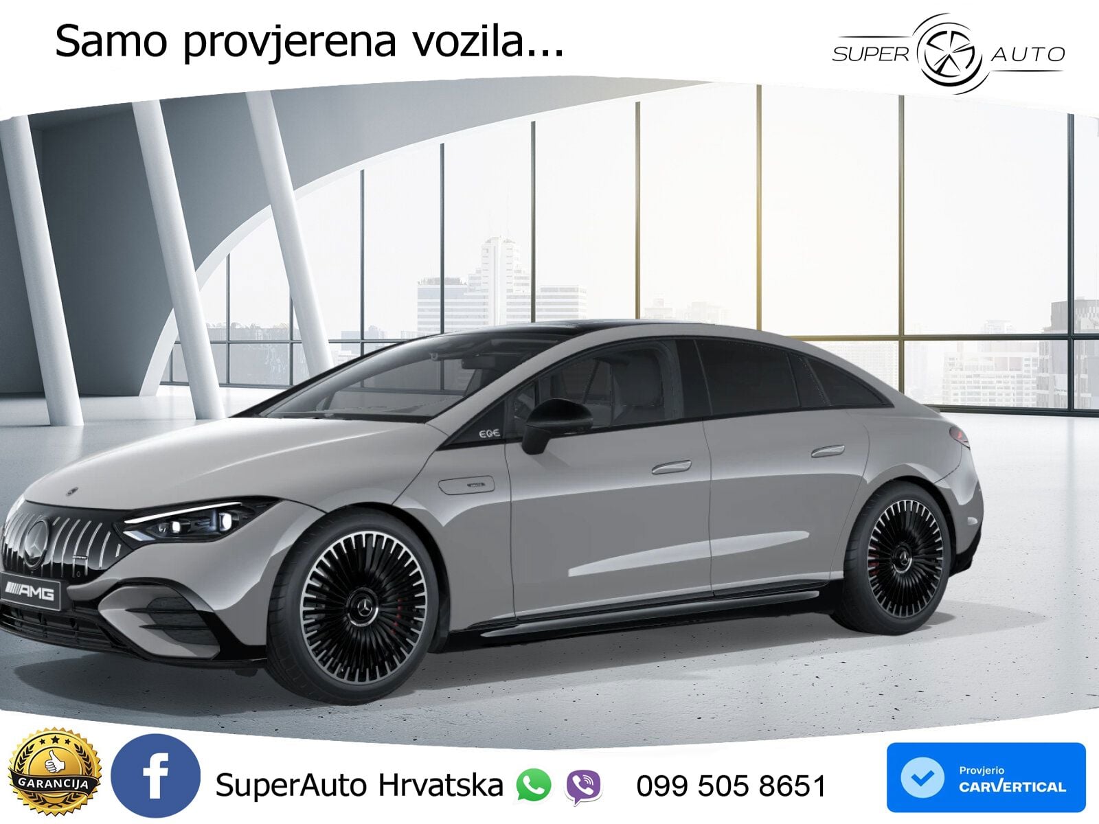 Mercedes EQE AMG 43 100 kWh (476 KS) 4MATIC ACC+HEAD+4xGR SJED+360+PANO