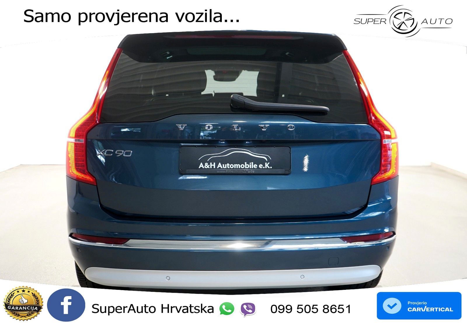 Volvo XC90 2.0 B5 Diesel AWD Automatic ACC+HEAD+4xGR SJED+360+PANO