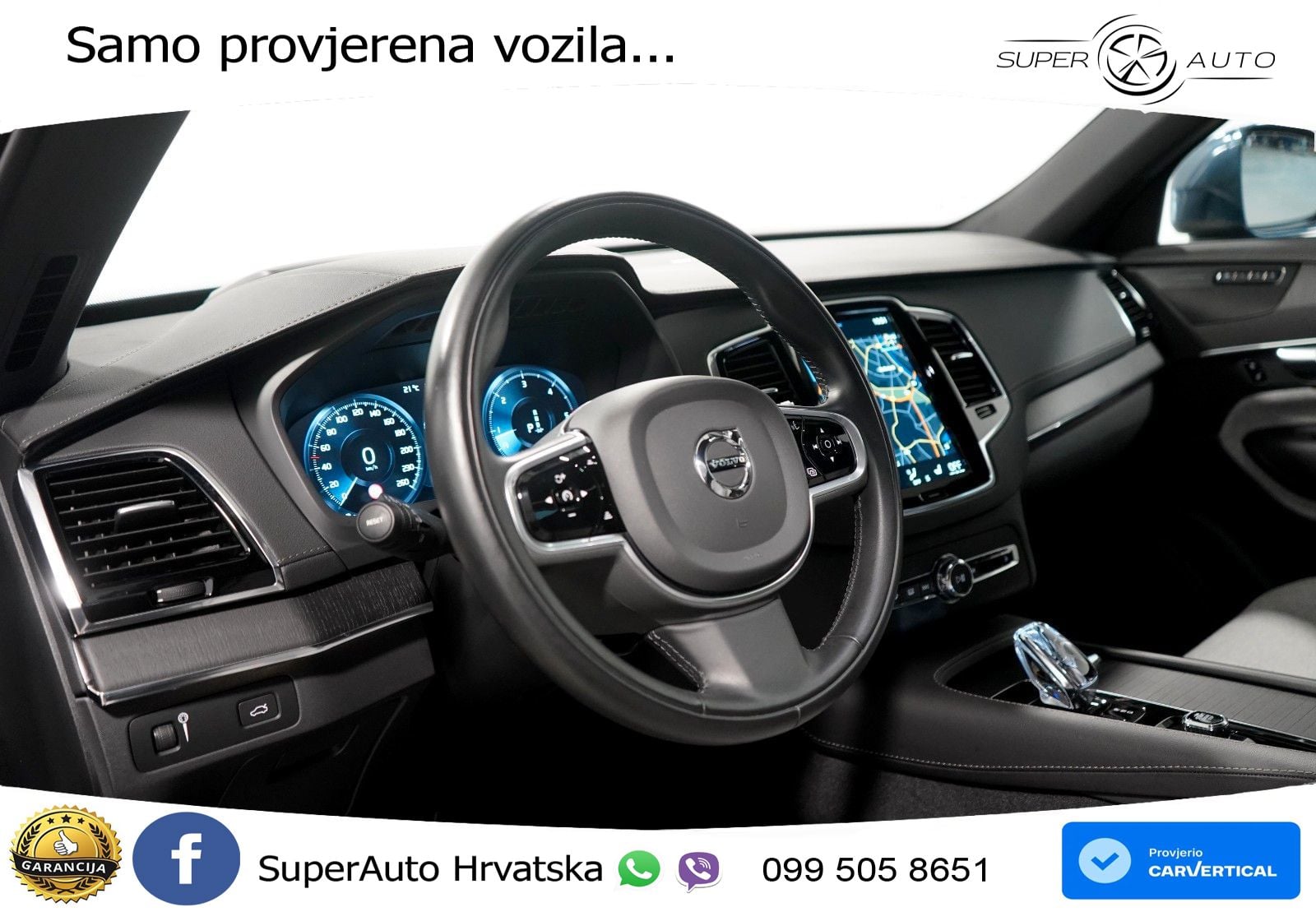 Volvo XC90 2.0 B5 Diesel AWD Automatic ACC+HEAD+4xGR SJED+360+PANO