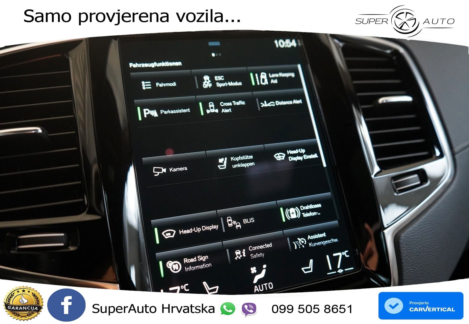 Volvo XC90 2.0 B5 Diesel AWD Automatic ACC+HEAD+4xGR SJED+360+PANO