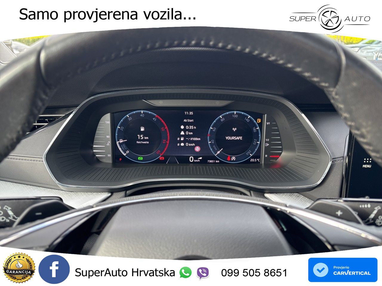 Škoda Octavia Combi 2.0 TDI (150 KS) DSG LED+GR SJED+ACC