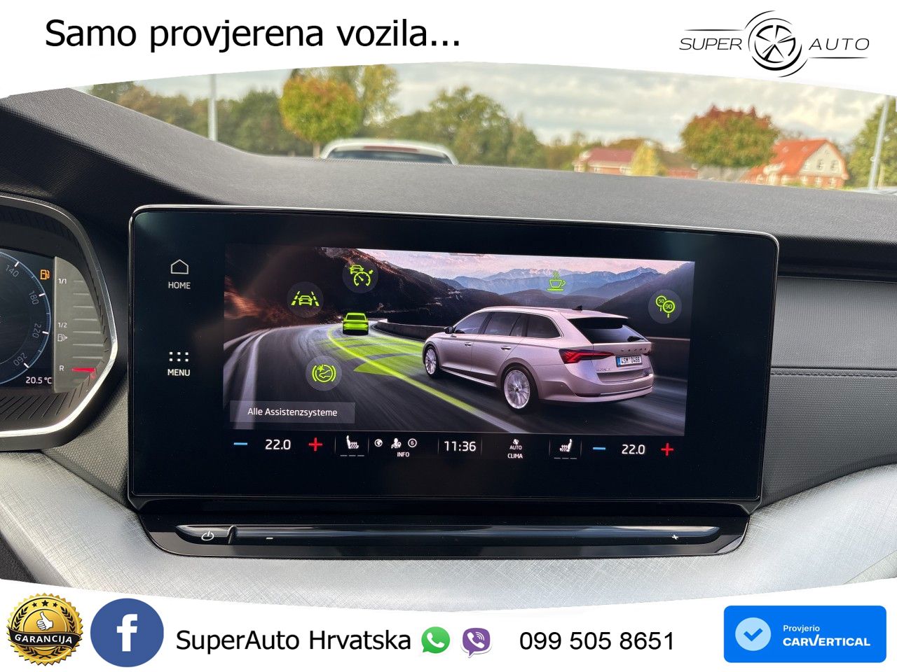 Škoda Octavia Combi 2.0 TDI (150 KS) DSG LED+GR SJED+ACC