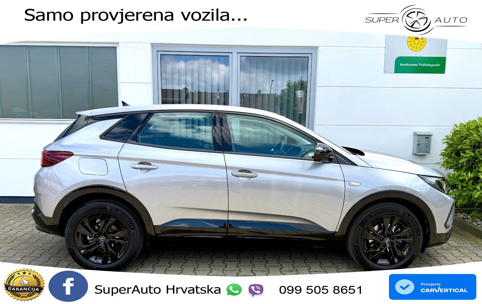 Opel Grandland 1.2i Turbo (130 KS) Automatic GS LED+GR SJED+ACC