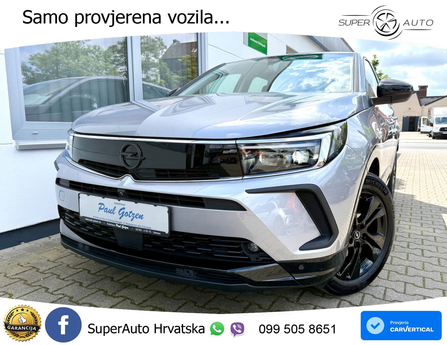 Opel Grandland 1.2i Turbo (130 KS) Automatic GS LED+GR SJED+ACC