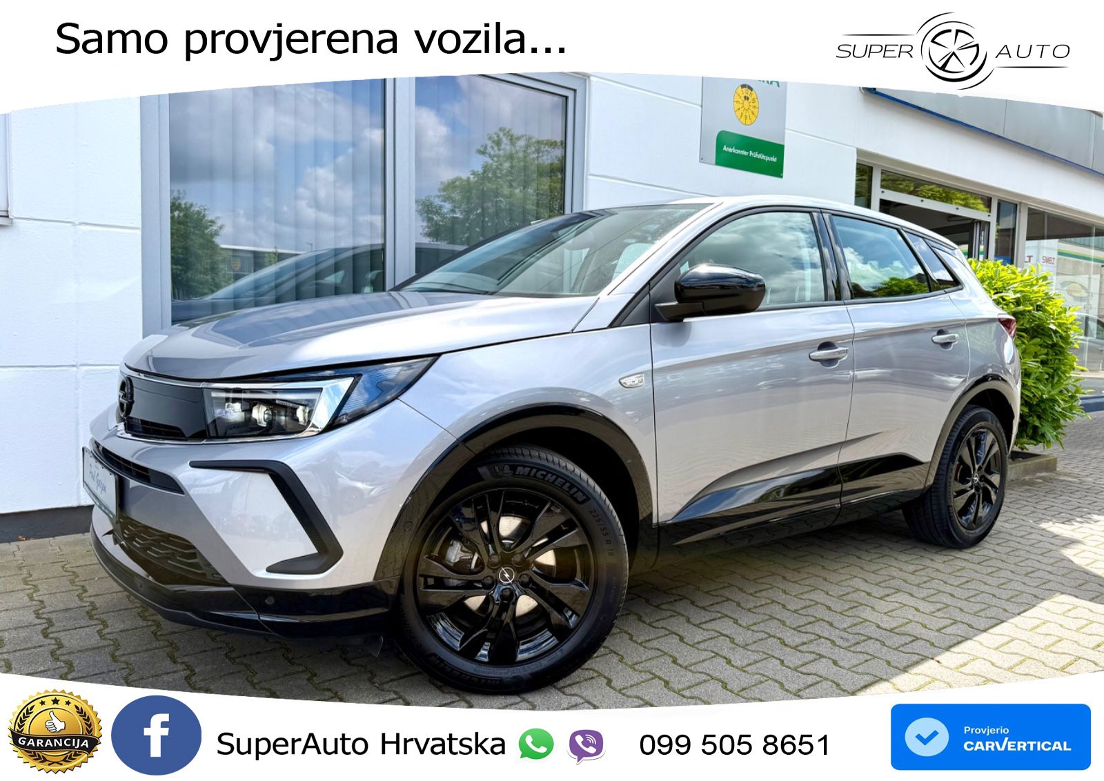 Opel Grandland 1.2i Turbo (130 KS) Automatic GS LED+GR SJED+ACC