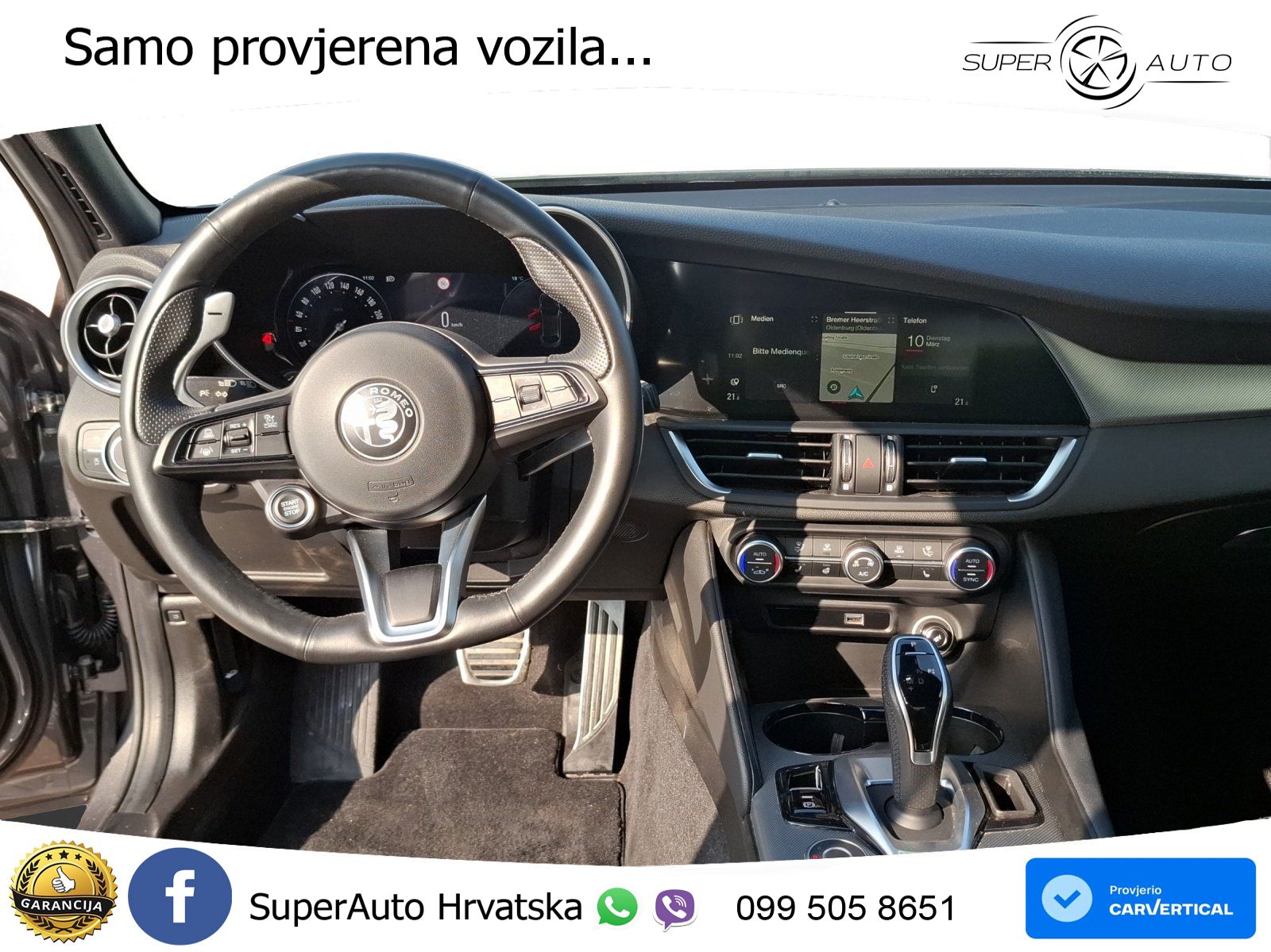 Alfa Romeo Giulia 2.0 Turbo (280 KS) AWD Automatic LED+GR SJED+ACC