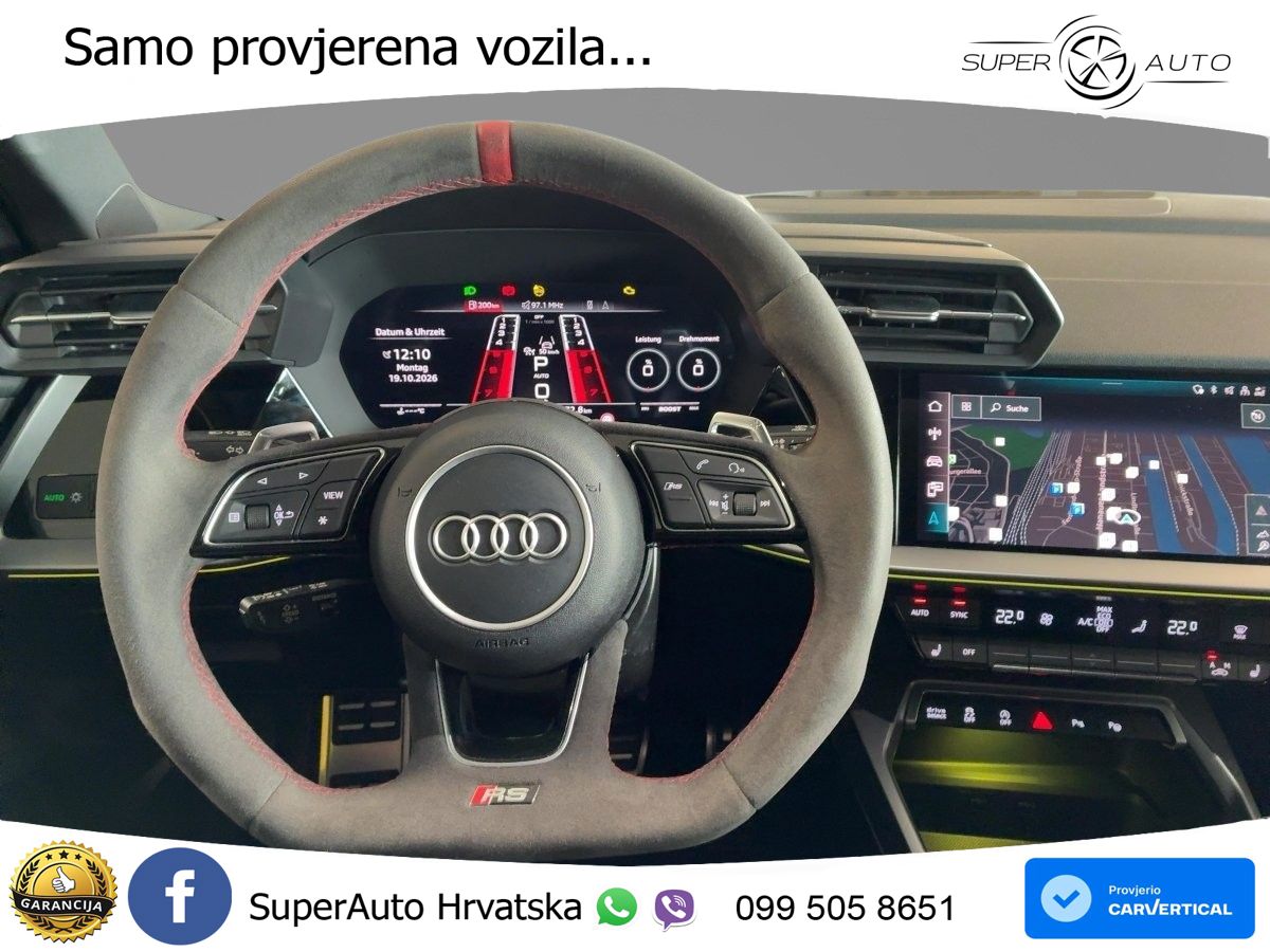 Audi RS3 Sedan 2.5 TFSI (400 KS) quattro S tronic LED+GR SJED+ACC