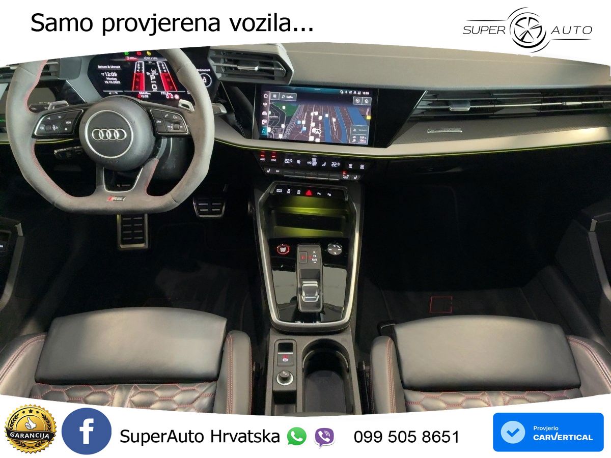 Audi RS3 Sedan 2.5 TFSI (400 KS) quattro S tronic LED+GR SJED+ACC