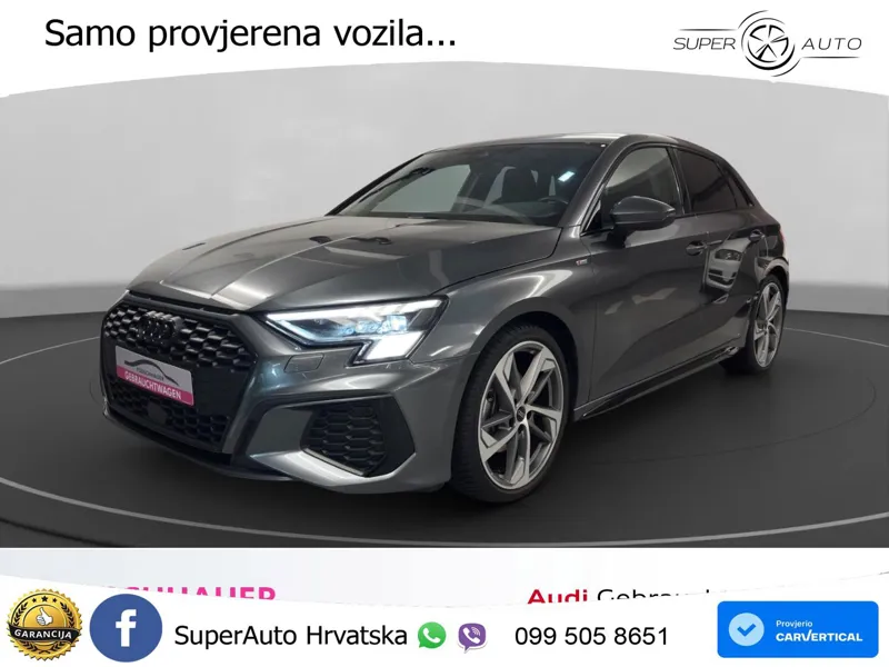 Audi A3 35 TFSI (150 KS) S tronic S line LED+GR SJED+ACC