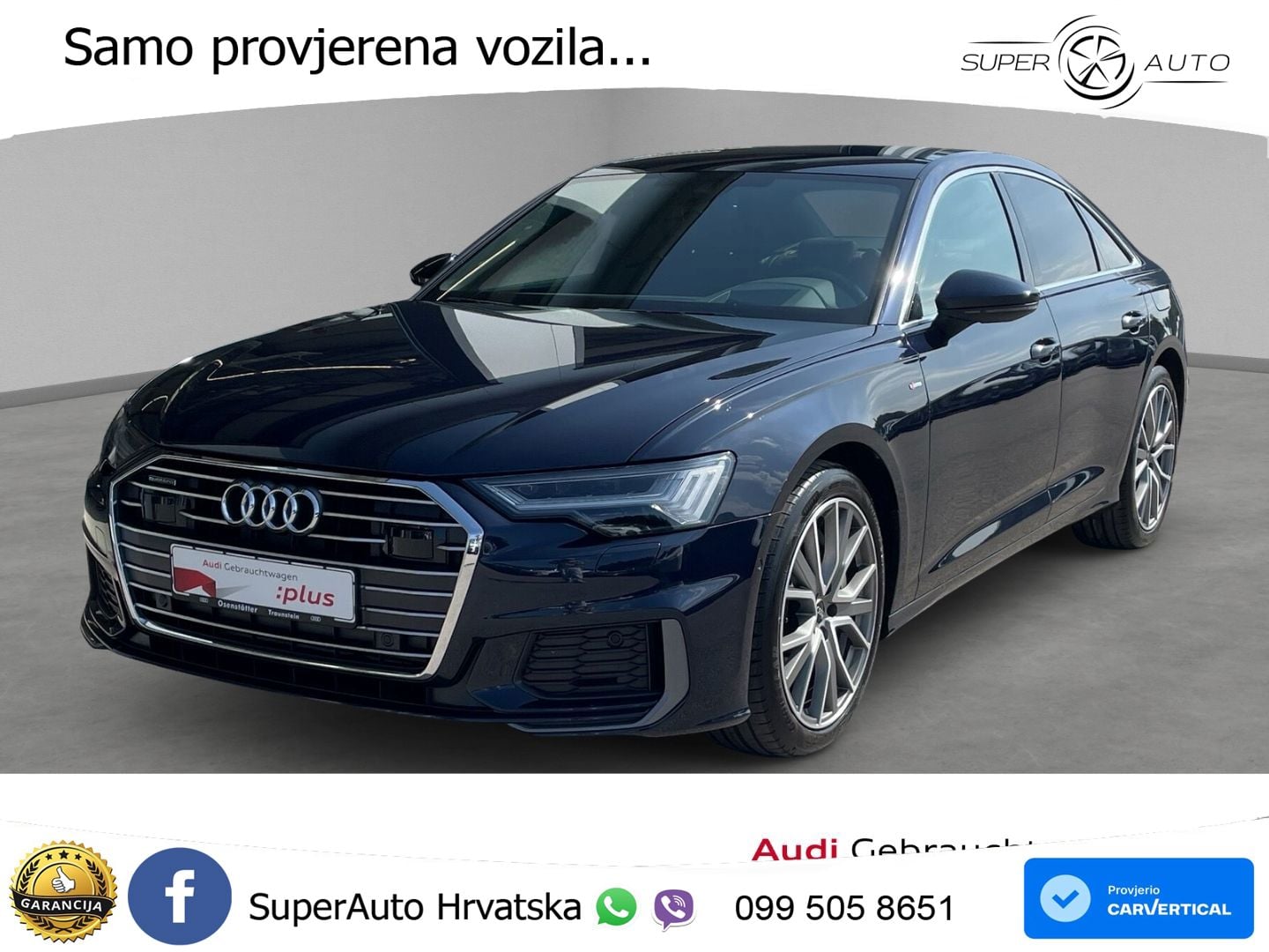 Audi A6 50 TFSIe (299 KS) quattro ultra S tronic LED+GR SJED+ACC