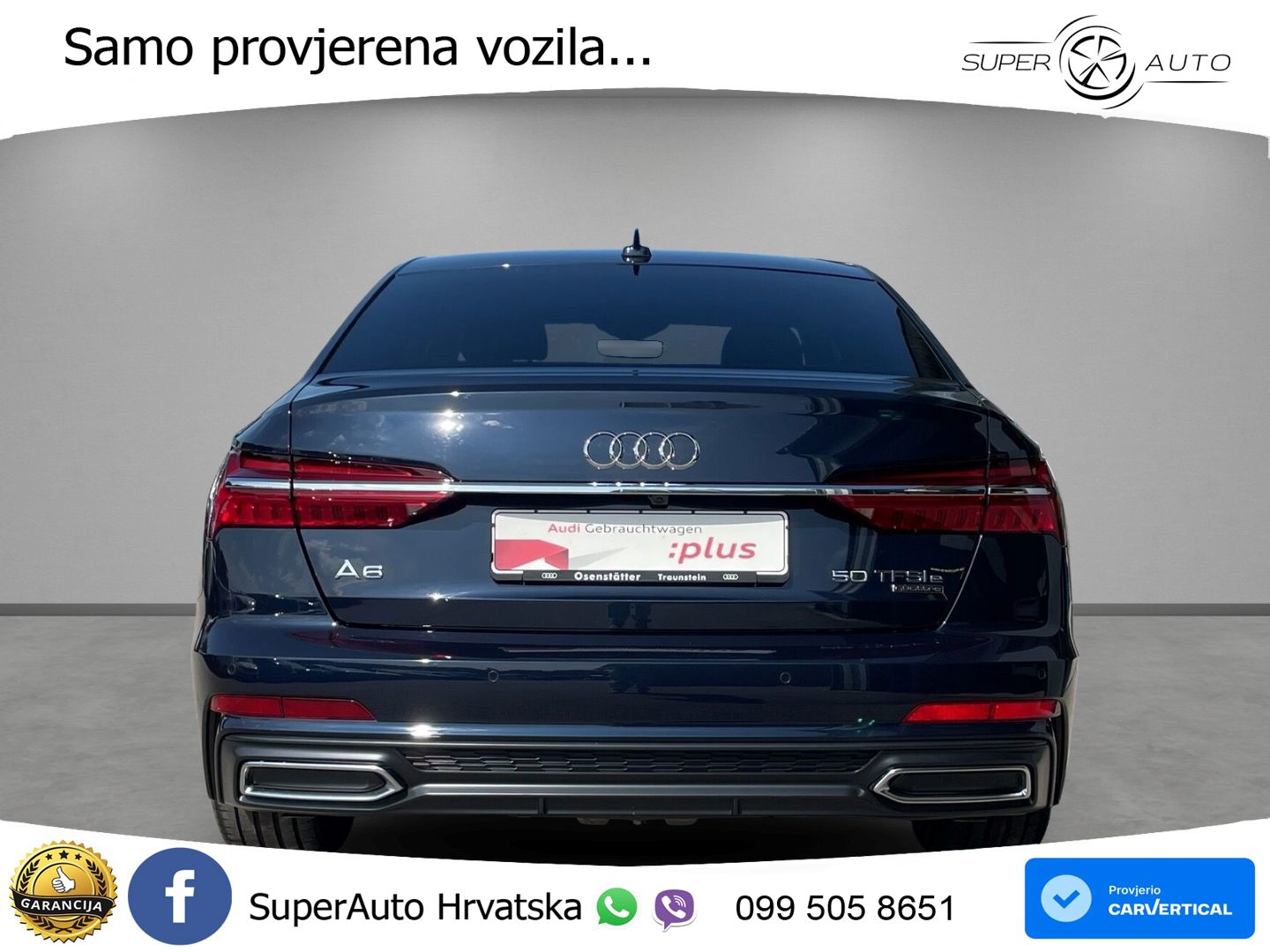 Audi A6 50 TFSIe (299 KS) quattro ultra S tronic LED+GR SJED+ACC