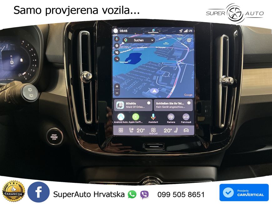 Volvo XC40 2.0 B3 163 KS Automatic ACC+GR SJED+360+PANO