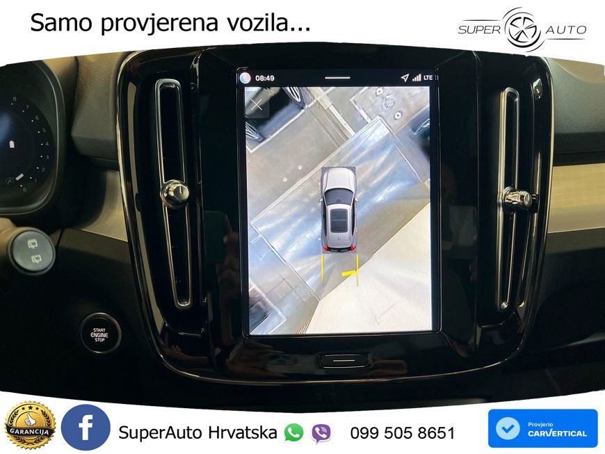 Volvo XC40 2.0 B3 163 KS Automatic ACC+GR SJED+360+PANO